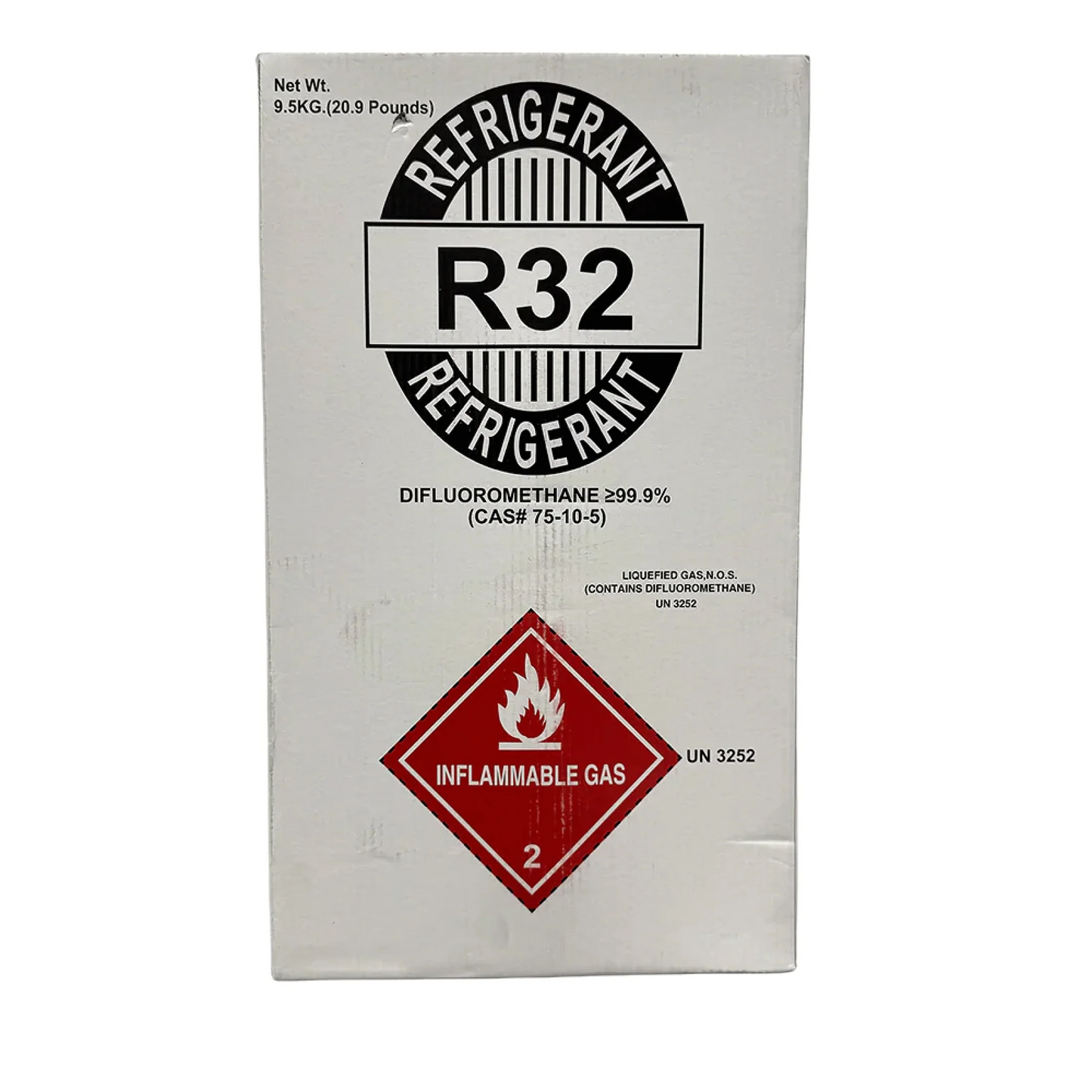 20.9 LB R-32 (Difluoromethane) A2L Refrigerant Gas for HVAC Systems