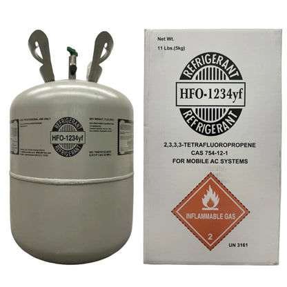 11 LB R1234yf Low-GWP Automotive AC Refrigerant