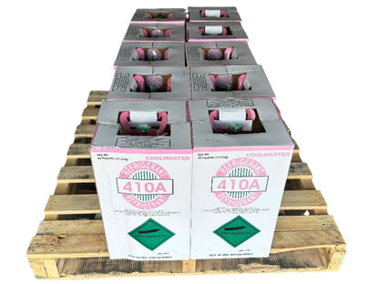 Pack of 10 × 25lb R-410A Refrigerant