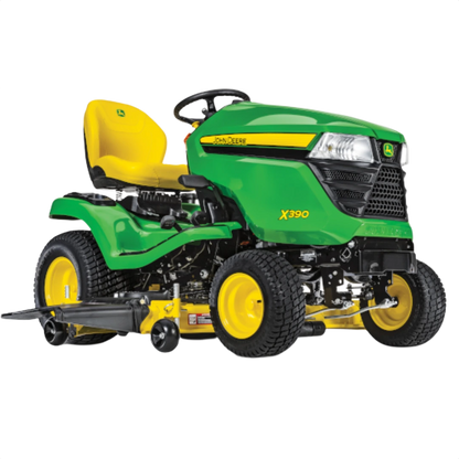 John Deere X390 Lawn Tractor with 54-In. Accel Deep Deck