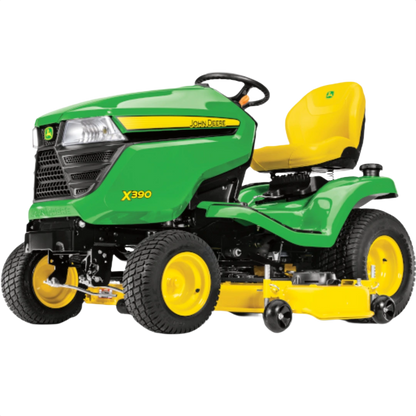 John Deere X390 Lawn Tractor with 48-In. Accel Deep Deck