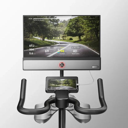 Yesoul Exercise Bike G1M Max (Bike with Screen) Smart Exercise Bike with 21.5″ HD Screen,Low Noise Indoor Cycling Bike for Home Gym Fitness Equipment Trainer four-speaker surround sound