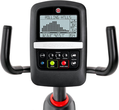 Schwinn 230 Recumbent Exercise Bike with Explore the World and Zwift Compatibility