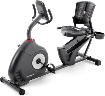 Schwinn 230 Recumbent Exercise Bike with Explore the World and Zwift Compatibility