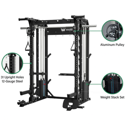 Major Fitness B52 Pro All-In-One Home Gym Smith Machine