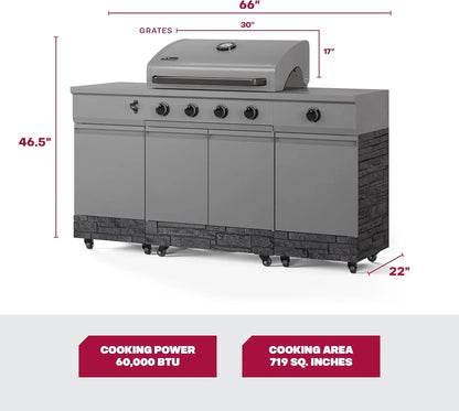 TYTUS Fresno Series 5 Burner Grills TDT-021