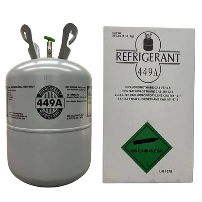 25 lb R449A HFO Blend Refrigerant Gas Cylinder