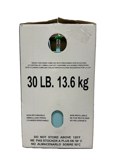 30 LB R134A Refrigerant Gas for Automotive AC and Refrigeration Systems