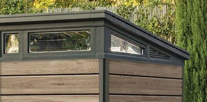 Keter Signature Storage Shed Ashwood Brown 11×7 Ft Resin
