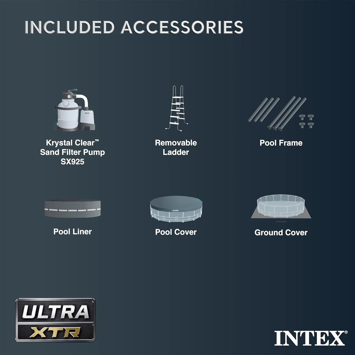 Intex Ultra XTR 14 ft. Round 42 in. Deep Soft Sided Above Ground Swimming Pools