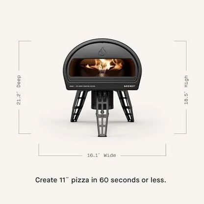 Gozney Roccbox Outdoor Pizza Ovens, Black, Portable, Gas & Wood Fired, Restaurant-Grades