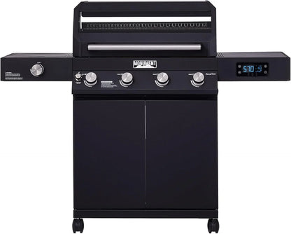 Monument Grills Denali 425 Black Smart Tech Propane Gas Grills