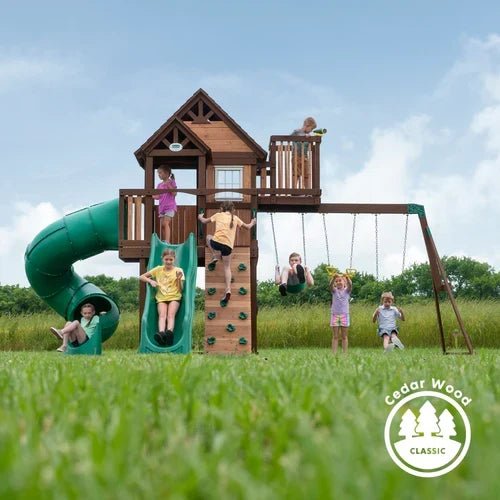 Backyard Discovery Skyfort III Swing Set - Image 5