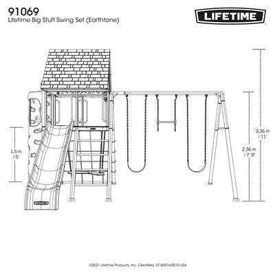 Lifetime Big Stuff Swing Set - Image 8