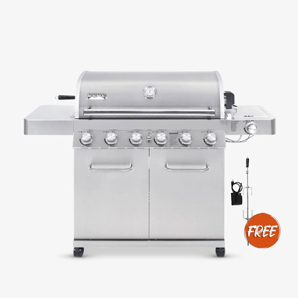 Monument Grills 6-Burner Propane Gas Grills 77352