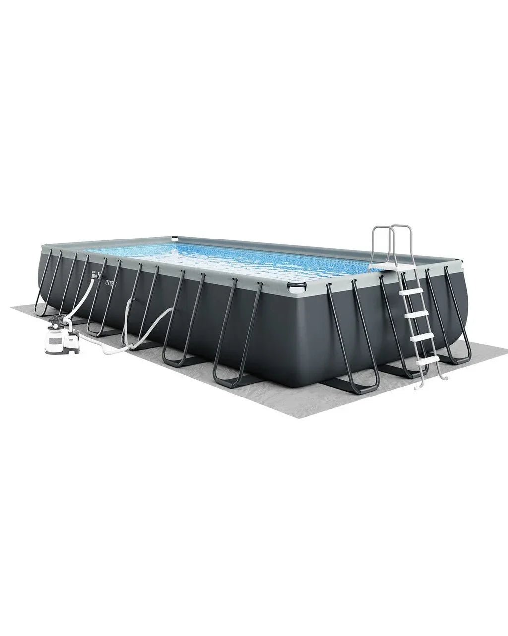 Intex Ultra Frame Rectangular Above Ground Swimming Pool Sets - Image 6