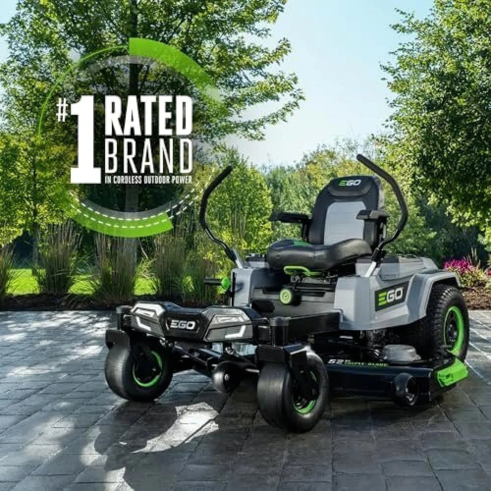 EGO Power+ Electric Riding Lawn Mower, 52″ Deck with Zero Turn Radius, Includes (6) 56V 12.0Ah Batteries and Charger – ZT5207L - Image 8