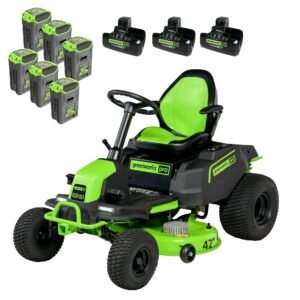 Greenworks 60V 42-Inch Cordless Battery CrossoverT Riding Lawn Mower