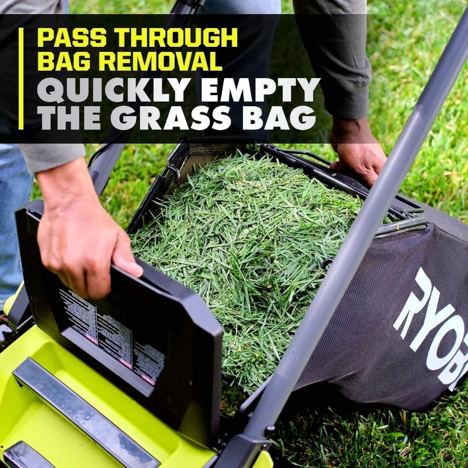 RYOBI 40V HP Brushless 20 Inch Cordless Electric Push Mower - Image 7
