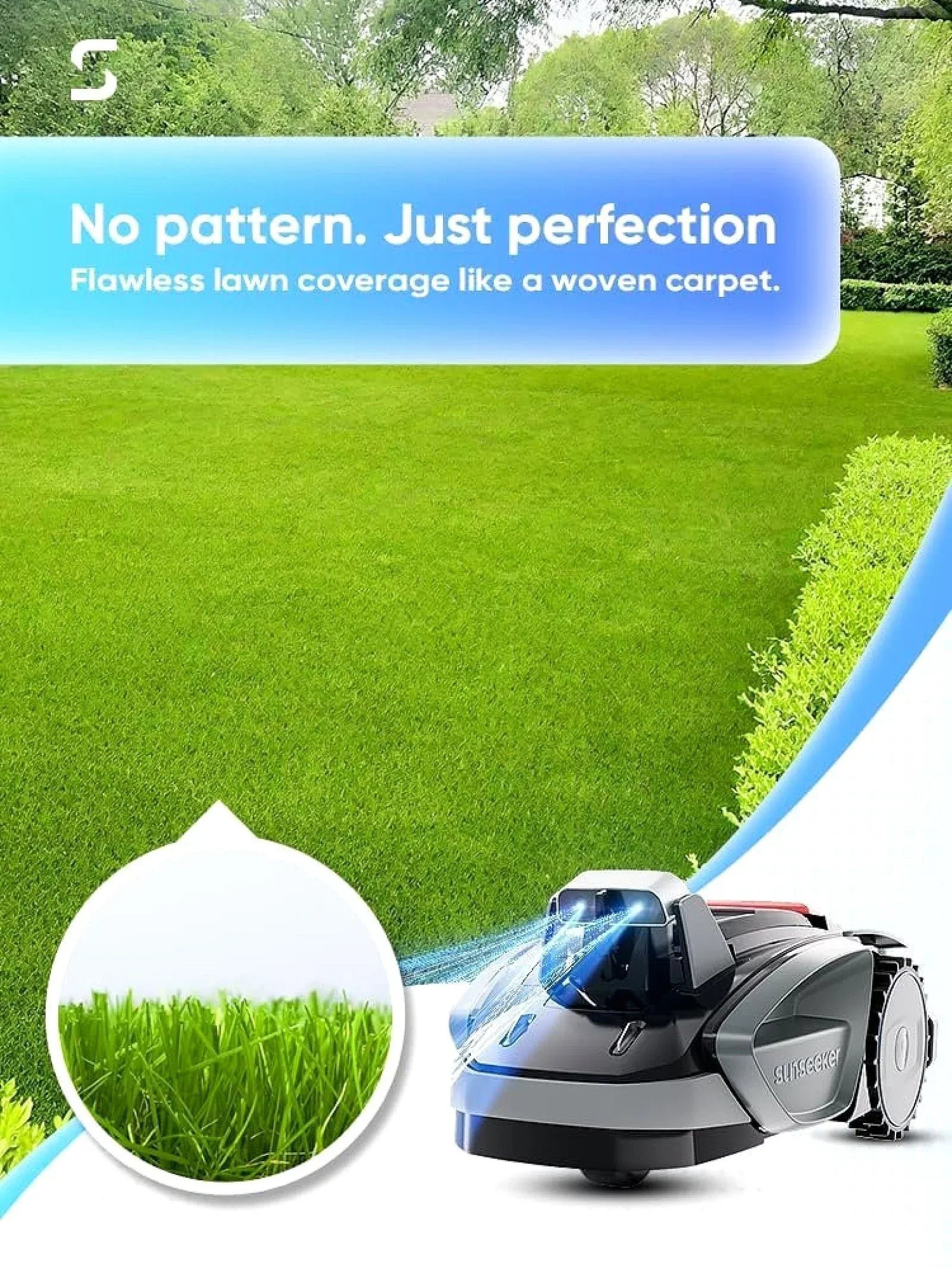 Sunseeker V3 Robotic Lawn Mower with AI Vision and Wireless Smart Navigation - Image 2