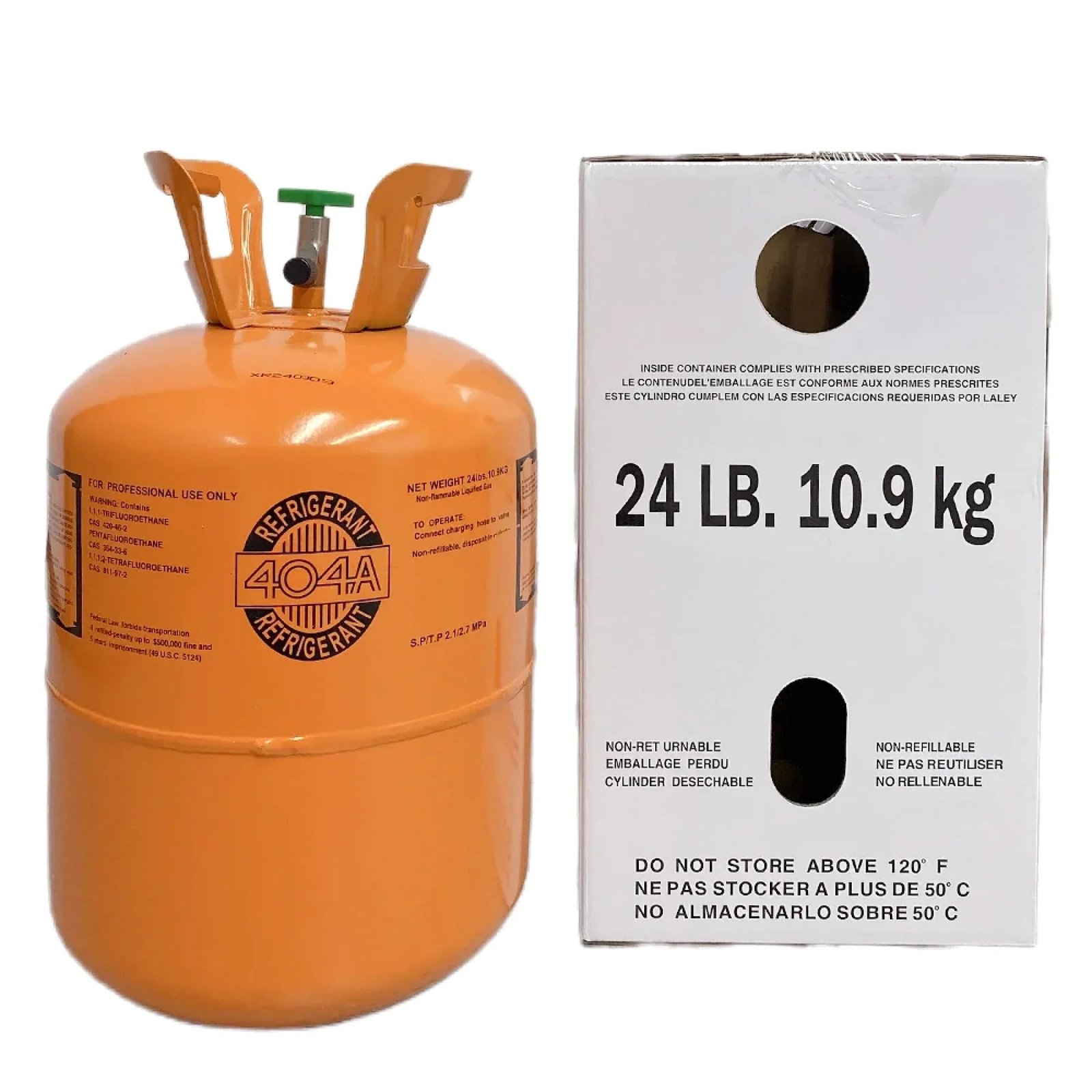 R-404A HFC Refrigerant Gas, 24 LB Cylinder - Image 8