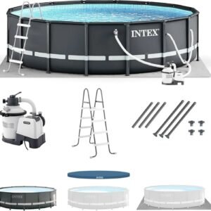 Intex Ultra XTR 14 ft. Round 42 in. Deep Soft Sided Above Ground Swimming Pools