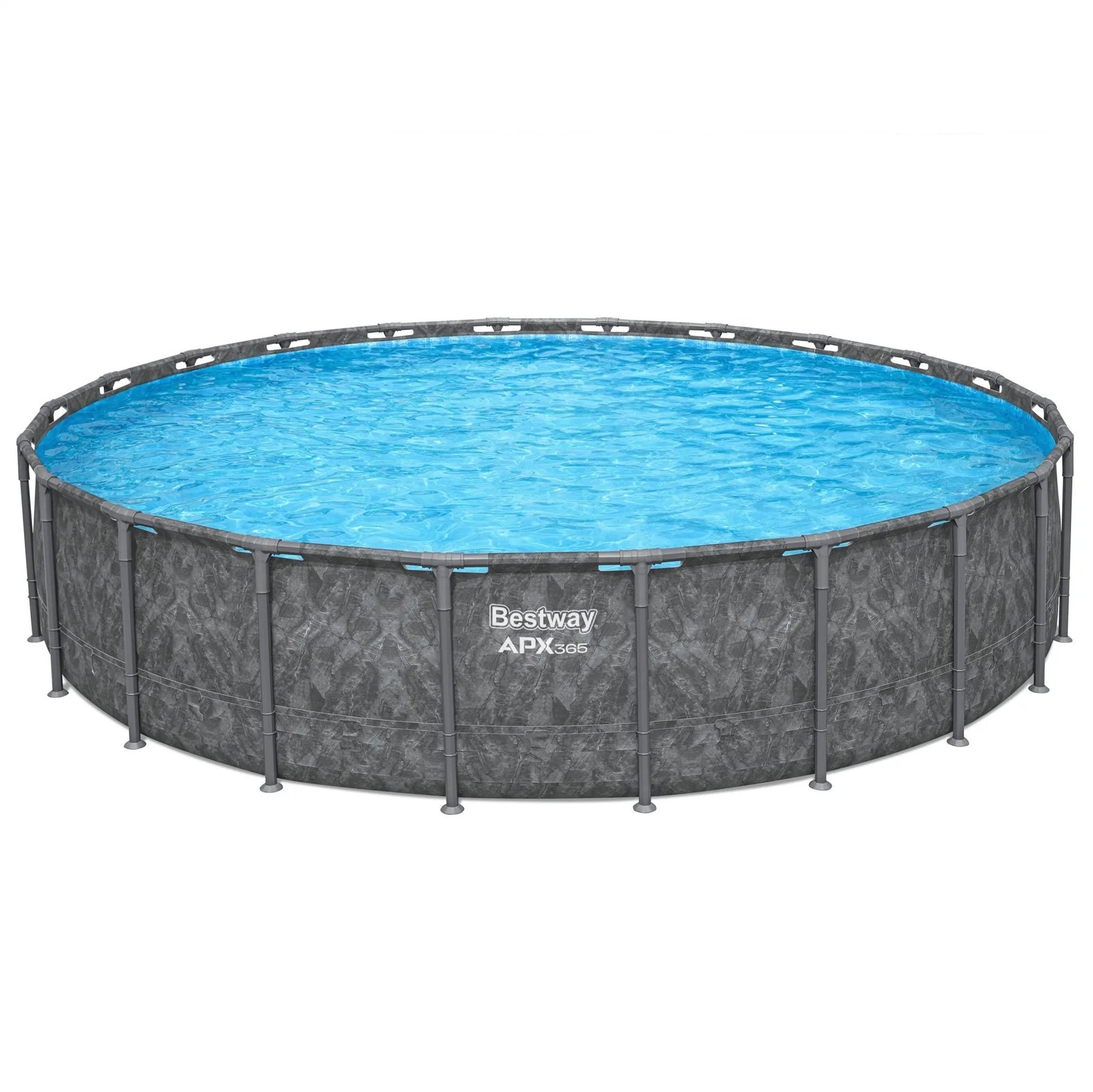 Bestway APX 365 22’x52″ Round Above Ground Swimming Pool Set with Pump and Ladders - Image 6