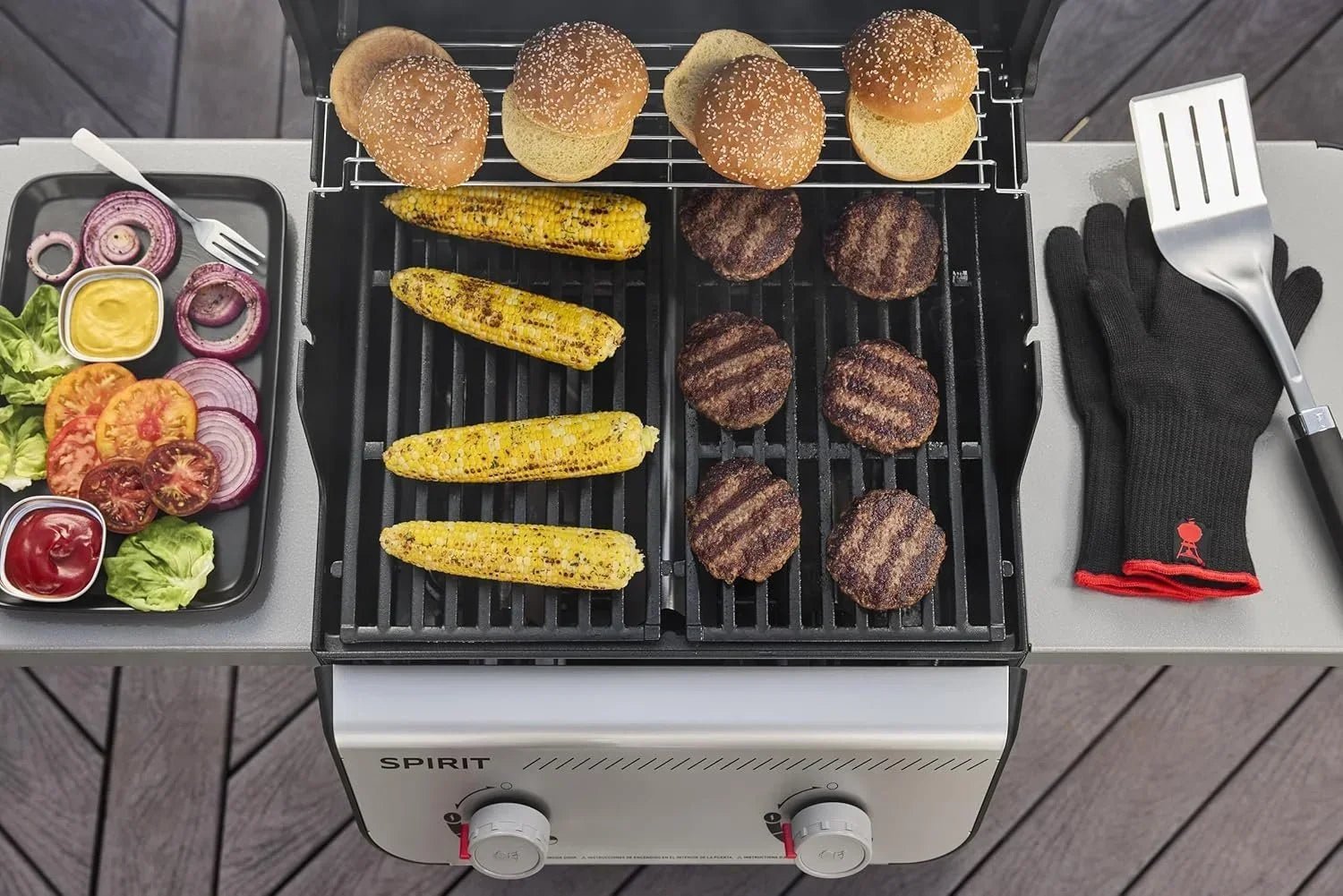 Weber SPIRIT 2-Burner Grills E-210 Liquid Propane Black - Image 2