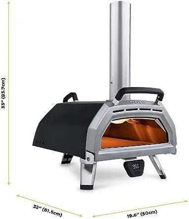 Ooni Karu 16 Multi-Fuel Outdoor Pizza Oven – Wood and Gas Fired Oven – Outdoor Cooking Pizza Oven – Fire and Stonebaked Pizza Ovens for Authentic Homemade Pizzas – Dual Fuel Pizza Makers - Image 4