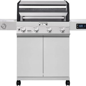 Monument Grills Eminence 405 |Tech Stainless Propane Gas Grills Eminence 405 & Cast Iron Cooking Plate