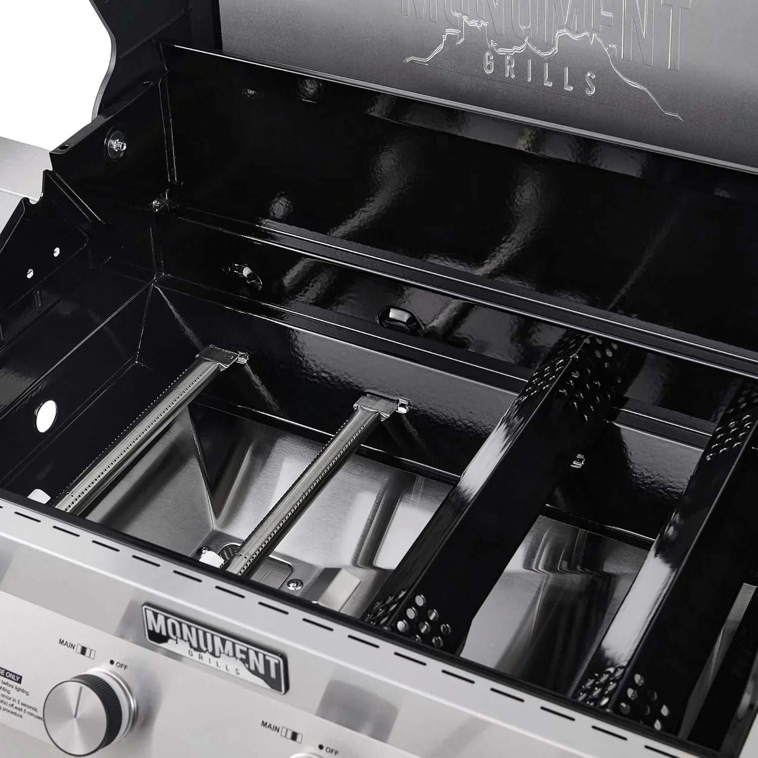 Monument Grills Eminence 405 |Tech Stainless Propane Gas Grills Eminence 405 & Cast Iron Cooking Plate - Image 2
