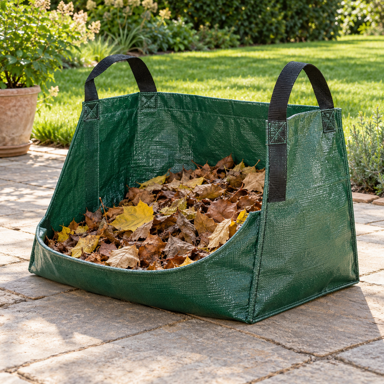 Reusable 150L Half-Dustpan Garden Waste Bag - Image 2